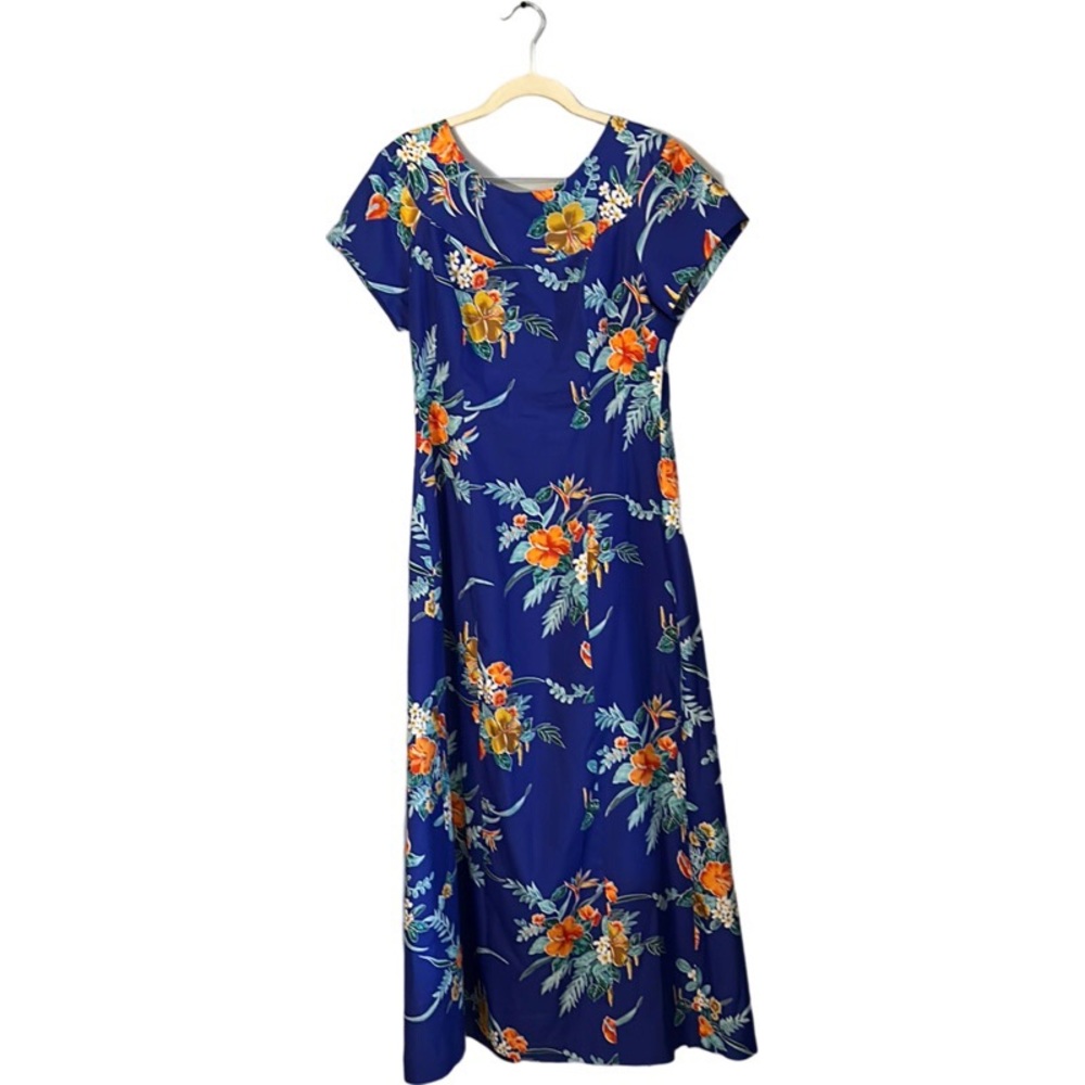 Vintage Made in Hawaii tropical print Mumu